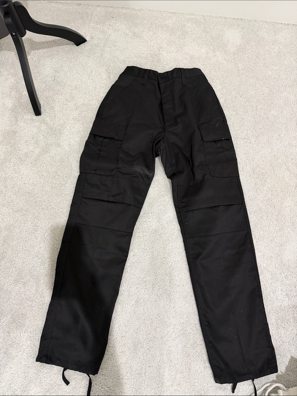 Women’s Black Cargo Pants with Utility Pockets